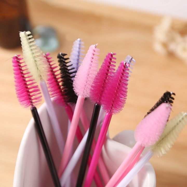 50pcs-eyelash-eyebrow-brush-water-drop-shape-nylon-material-lashes-makeup-brushes-eyelash-extension-beauty-tools-mascara-wand-makeup-brushes-sets
