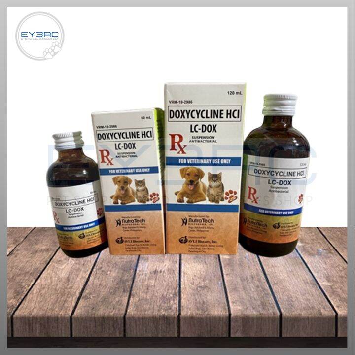 LC DOX Suspension Antibacterial 60ML/120ML for Cats and Dogs Lazada PH