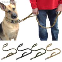 ♂ Tactical Dog Bungee Leash Nylon Military Dogs Training Leashes Elastic Dog Pet Lead Rope Large Pet Walking Ropes Bulldog