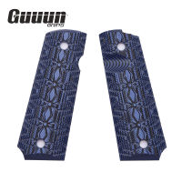 Guuun 1911 Grips G10 Full Size M1911 ด้ามปืน Ambi Safety Cut Medieval Retro Pattern Texture