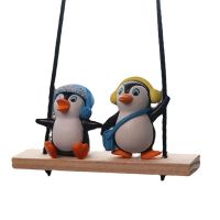 Creative Car Pendant Cute And Fun Swing Penguin Car Pendant Safe Design Swinging Penguin Car Decorate Accessories