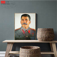 Stalin โปสเตอร์ศิลปะแนวตั้งรัสเซียและศิลปะบนผนังตกแต่งห้องนั่งเล่นภาพวาดสีน้ำมัน Quadro246ของตกแต่งบ้าน