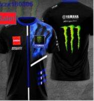 YAMAHA Blue Style Racing 3D yamaha Energy 3D TSHIRT UNISEX