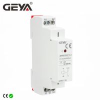 Geya รีเลย์ Gr8ไฟฟ้ากระแสตรง12V 24V 48V สวิตช์ตัวกลางรีเลย์รีเลย์รีเลย์ช่วย8a Rohs อนุมัติแล้ว16a