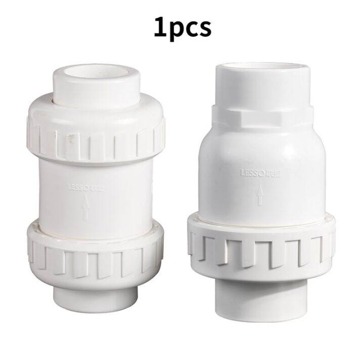 ID25/32/50Mm PVC Check Valve For Water Pipe One Way NoReturn Valve