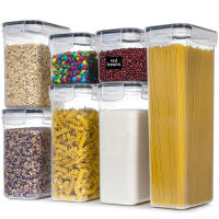 1pcs Airtight Food Storage Containers set Kitchen Spaghetti Pasta Dry Flour Sugar Plastic Canisters for Pantry Organization