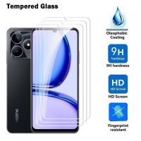 Realme ปกป้องหน้าจอสำหรับ RealmeC53 C53 C55 C51 RealmeC55 RealmeC51 4G 2023มองเห็นได้ชัดเจนฟิล์ม HD แก้วป้องกันกันรอยขีดข่วนใสทั้งหมดความแข็ง9H