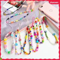 SHANXEN อะคริลิคสายสากล Boho Ornament แฮนด์เมดโซ่ลูกปัดเครื่องประดับฤดูร้อนของตกแต่งต้นคริสมาสต์สายคล้องโทรศัพท์โทรศัพท์มือถือสายคล้องไหล่กุญแจ