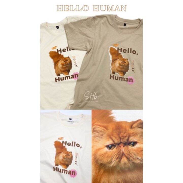 new-colllection-gangsterเสื้อยืดhello-human-sherbet-teeshop