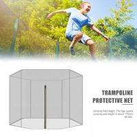 Trampoline ความปลอดภัยสุทธิเปลี่ยนความปลอดภัย Enclosure สุทธิในร่มกลางแจ้งปลอดภัยตาข่ายสำหรับ6เสาหรือ12เสา