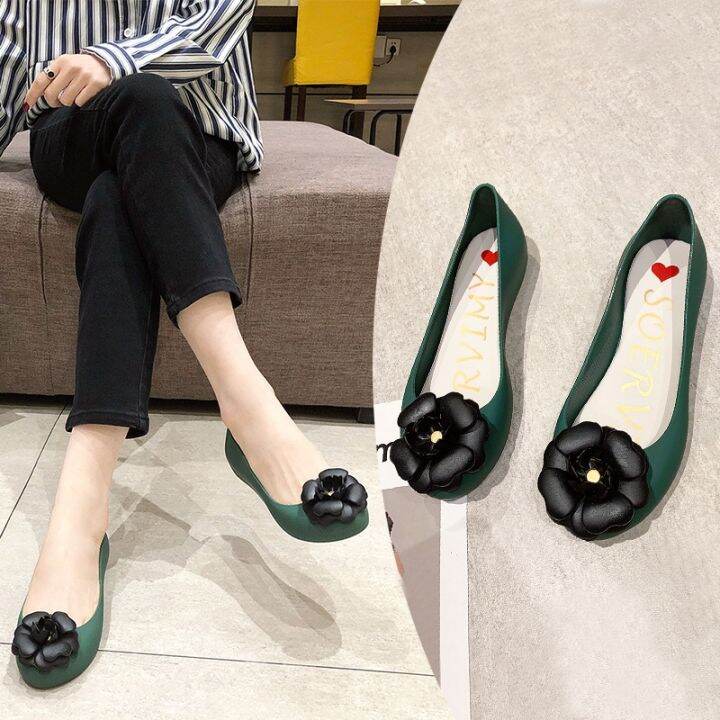 increased-within-the-female-flat-sandals-wedges-jelly-shoes-plastic-han-edition-bow-low-solid-contracted-for-cross-border-single