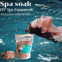 เกลือหิมาลายันสีชมพู Himalayan Pink salt ชนิดหยาบ บรรจุ 125 กรัม ถุงซิปล็อก มีใบรับรอง อย. สปา ขัดผิว แช่ตัว แช่เท้า คีโต