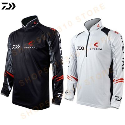 【CC】 Fishing Clothing Men Size 5XL Breathable Dry UV Protection Sportswear Outdoor Shirts