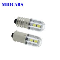 [HOT QQZIWWUJJWG 104] MIDCARS รถ Ba9s E10หลอดไฟ Led T4w 1W ไฟแสดงสถานะ6.3V 12V 24V 48V 60V 120V 220V 2835 4SMD ขายส่ง