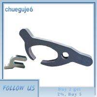 CHUEGUJE6เหล็กคาร์บอนสูงสีดำประแจยางกับตะขอโพธูยางรถยนต์ทนทานอุปกรณ์กำจัดประแจขันน็อตแรงบิดสูงสำหรับรถยนต์