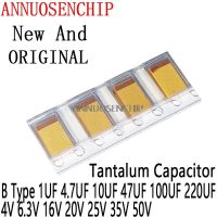 10PCS Tantalum Capacitor 3528 1210 227 476 107 475 106 105 Type B 1UF 4.7UF 10UF 47UF 100UF 220UF 4V 6.3V 16V 20V 25V 35V 50V