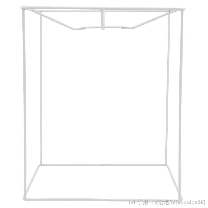 hyfvbujh-wrought-iron-lampshade-holder-table-rack-woven-bracket-frame-shades-desk-hanging-cords