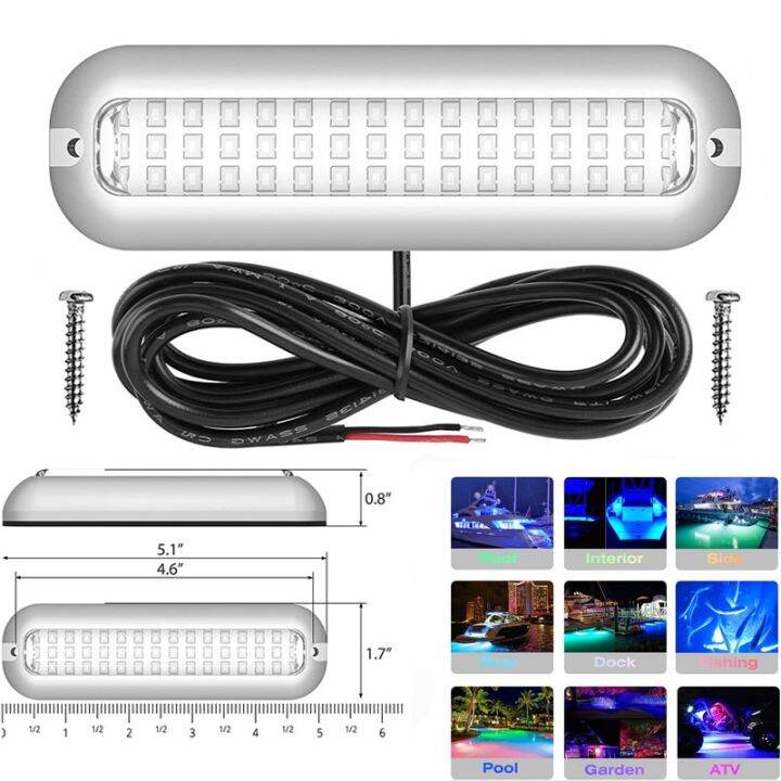 2ชิ้น5นิ้วชุดชั้นในบางเบาเรือยอชท์42ไฟนำทาง-led-สำหรับรถบรรทุกสมอเรือท้ายเรือเบาสัญญาณไฟสูทสำหรับล่องเรือทะเล