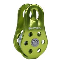 Small Fixed Pulley Mountaineering Climbing Zipline Traverse-solving Carriage Aluminum Alloy