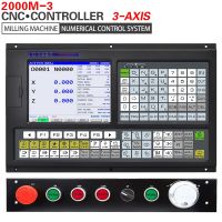 ☑ CNC Milling Machine Controller 3 Axis With ATC PLC Macro Program Functions Similar To GSK CNC Controller Panel