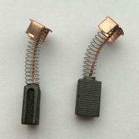 GJPJ-2 Pcs Carbon Brushes Metal 12mm*8mm*5mm Electric Motor Parts Generic For Power Tools Angle Grinder Accessories