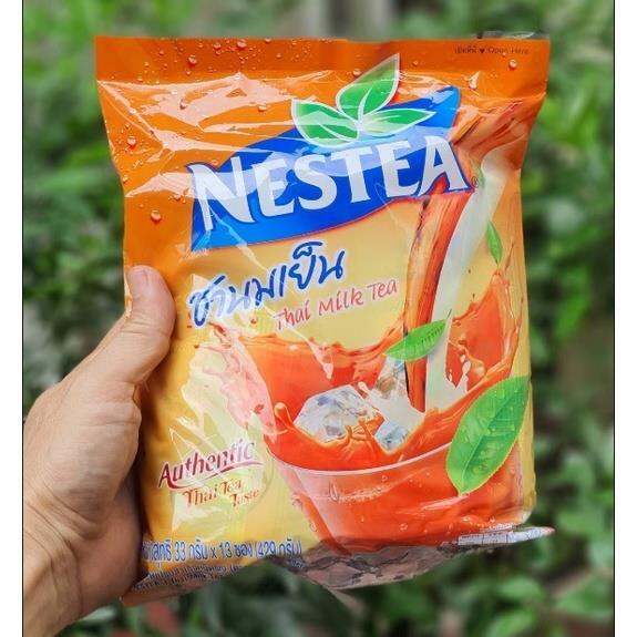 Nestea Thailand Instant royal Milk Tea Unsweetened iced tea Lychee