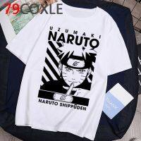 เสื้อยืดลําลองแฟชั่นสําหรับผู้ชายแขนสั้นพิมพ์ลายการ์ตูน Naruto Sasuke Funny สไตล์ฮิปฮอป XFH4