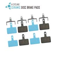 แผ่นดิสก์เบรคเซรามิกจักรยาน4คู่สำหรับชิมาโน Mt200 M315 M395 M416 M447 M486 M525 Auriga Pro M575