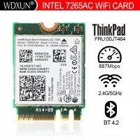 7265AC การ์ดเน็ตเวิร์กแบนด์คู่เริ่มต้น2.4G 5G ไร้สาย-AC 7265 802.11Ac 867เมตร BT4.0 00JT464 T450 04X6030 X250 Linux/ Win7/Win8/Win10/AP