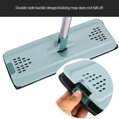 Touchless Mop Flat Floor Wash Mops Bucket Magic Cleaner Self-Wring Squeeze Double Side Household Cleaning Automatic Drying