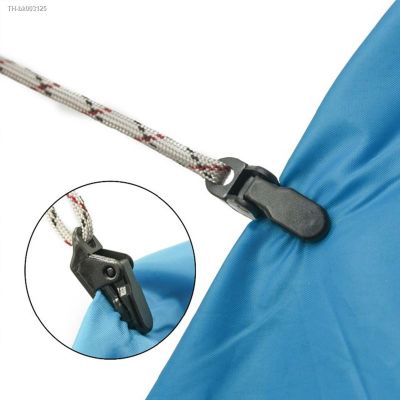 ✢☸ 10pcs/lot travel outdoor camping plastic double hole tent rope adjustable buckle curtain alligator clip factory brand clip