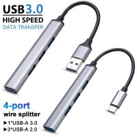 ฮับอุปกรณ์เสริม USB ขยาย4พอร์ต USB3.0 OTG Type C ฮับเครื่องแยกอเนกประสงค์อะแดปเตอร์แล็ปท็อปอุปกรณ์สำหรับ Lenovo Macbook Pro