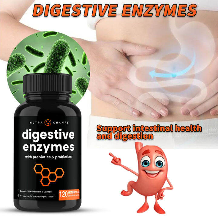 Digestive Enzymes with Probiotics & Prebiotics Bloating Relief for