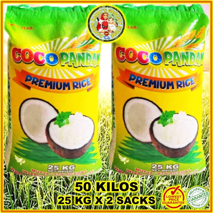 Family Bigas Package 50 kilos (25 kg x 2 sacks) Coco Pandan Premium ...