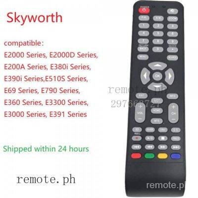 Skyworth Smart Remote 32E2000 40E2000 43E2000 50E2000 55E2000 32E2000D 40E2000D 43E2000D 50E2000D 55E2000D 32E200A 50E3000และ50E3300 32E380i, 40E380i, 43E380i 49E380i 32E390i 40E390i 43E390i 49E390i 42E69, 50E69 55E69 40E400 43E400 50E400