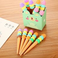 20 Pcs Cartoon Ice Cream Gel Pen Wholesale Creative Stationery Gel Pens Cute Student Office School Writing Tools