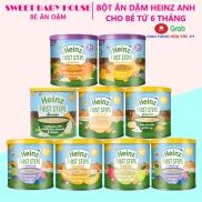 Bột ăn dặm Heinz Anh 200-240g cho bé 6 tháng. Date 8 2022