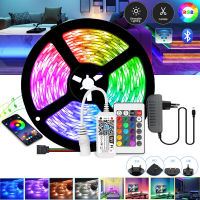 LED Strip Light RGB 5M10M15M 5050 2835 Waterproof DC12V Flexible Ribbon Tape Diod Wifi IR Controller Adapter For Room Decoration