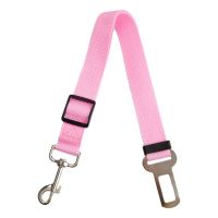 Nylon Dog Leash Adjustable Retractable Car Seat Belts Safety Belt Suit Most Vehicle Small Medium Travel Clip French Bulldog Collars