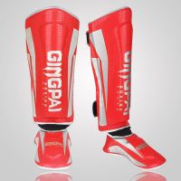 ♦  Muay Thai leg guardsstill sanda fight even on the back foot shinguards boxing thickening gear ankle taekwondo shin pads