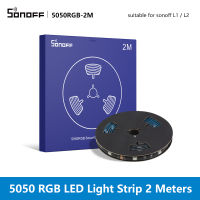 ITEAD SONOFF แถบไฟ LED อัจฉริยะ 5050 RGB 2 M/5 M สำหรับ SONOFF L2 แถบไฟ LED อัจฉริยะโคมไฟอัจฉริยะตกแต่งบ้านเฉพาะแถบไฟหรือตัวควบคุม WiFi