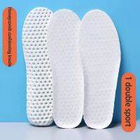 (Insoles) โฟมจำรูปออร์โธปิดิกส์พื้นในรองเท้ากีฬาออร์โธปิดิกส์สวมใส่สบายนุ่มและระบายอากาศได้ดีสำหรับทั้งหญิงและชายอุปกรณ์เสริมส้นรองเท้าพื้นในรองเท้ากีฬา1คู่