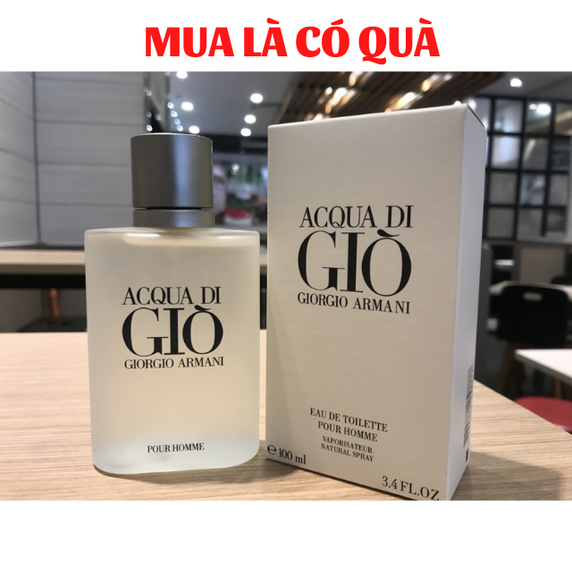 Nước Hoa Nam Giorgio Armani Acqua Di Gio Pour Homme 100ML 