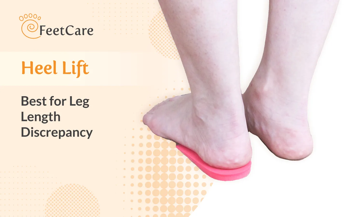Heel Lifts for Leg Length Discrepancy, Height Increase Insole