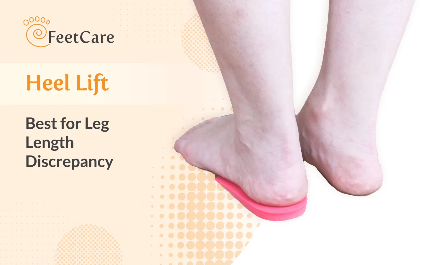 Formthotics Heel Lifts For Heel Raises (6mm/4mm), Leg length Discrepancy, Orthopedics