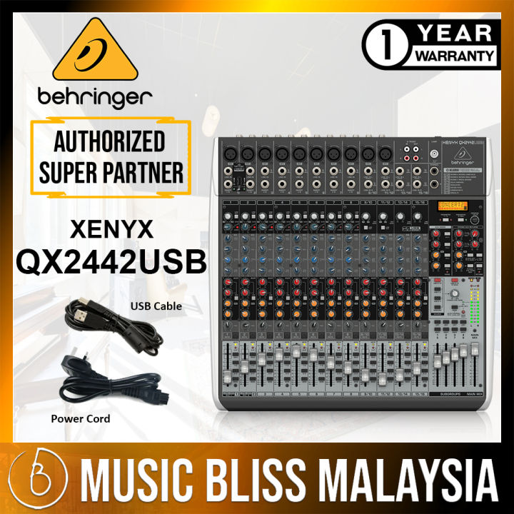 Behringer XENYX QX2442USB Mixer with USB and Effects (XENYXQX2442USB
