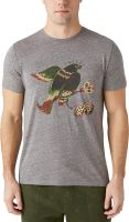 Lucky Brand Mens Short Sleeve Gambling Bird Graphic Tee