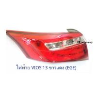 ไฟท้าย TOYOTA VIOS 2013 LED ขาว-แดง EAGLEYE (1 คู่)