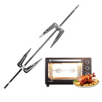 Stainless Steel Air Fryer Rotisserie for Ovens Accessories Airfryer Roast Chicken Spit Roaster Forks BBQ Grill Tools