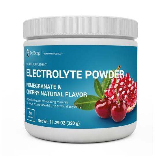 Dr. Berg Electrolyte Powder Supplement 13 Times More Electrolytes than ...